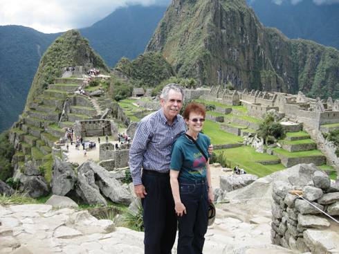 Bob and Jan at Machu Picchu
